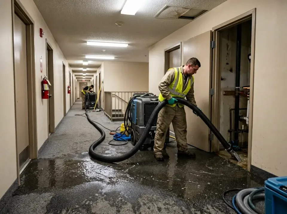multi-unit-apartment-hallway-f-005 — frequently asked questions, Emergency Burst Pipe Water Extraction & Removal in Vadnais…